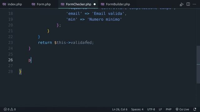 Maestro PHP 8 - Creazione dinamica, gestione e validazione Form: validazione campi con validate #61 смотреть онлайн