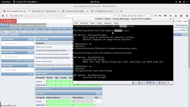 Linux Monitoring with Zabbix Part VII (Zabbix Email & Media Setup) смотреть онлайн