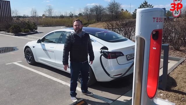 Tesla Model 3 - наш первый тест-драйв смотреть онлайн