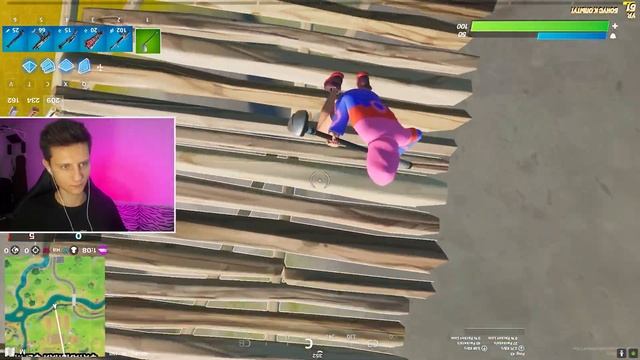 ПЕРЕВЕРНУЛ ФОРТНАЙТ - ИГРАЮ ВВЕРХ НОГАМИ ФОРНТАЙТ смотреть онлайн