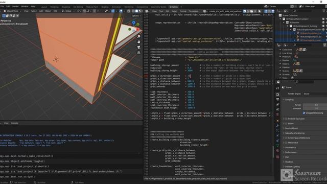 Demo of what is possible with IfcOpenShell in BlenderBIM смотреть онлайн