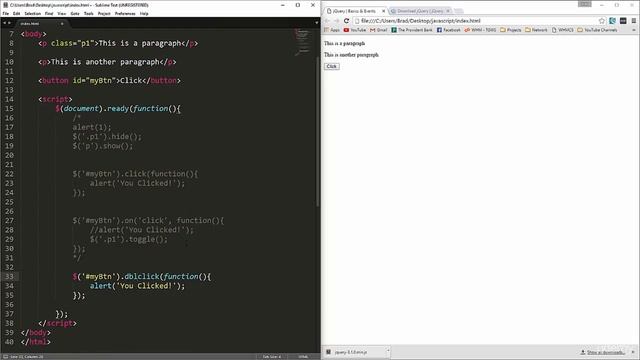 2 jQuery Selectors & Mouse Events|Complete Free Full Stack Developer Course 2020 смотреть онлайн