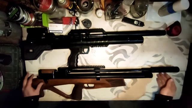 Сравнение габаритов КрюгерГан с 580ой дудкой и Егеря смотреть онлайн