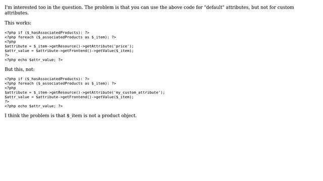 Magento: Get custom product attribute by product-id in Grouped Product (4 Solutions!!) смотреть онлайн