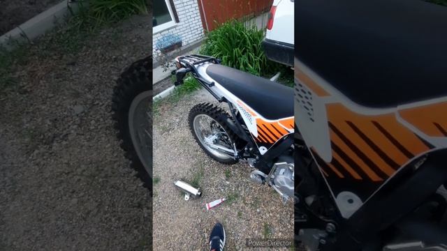 Тюнинг глушителя на мотоцикле KAYO T2 Enduro PR. (T4) 172 Fmm смотреть онлайн