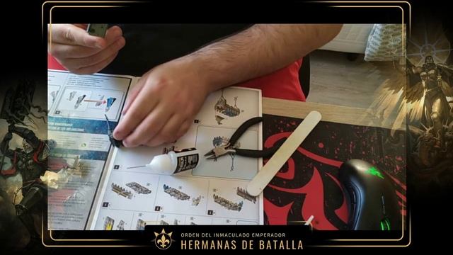 Pintando | Ep. 03 | Creando la Orden del Inmaculado Emperador | Adepta Sororitas | Twitch смотреть онлайн
