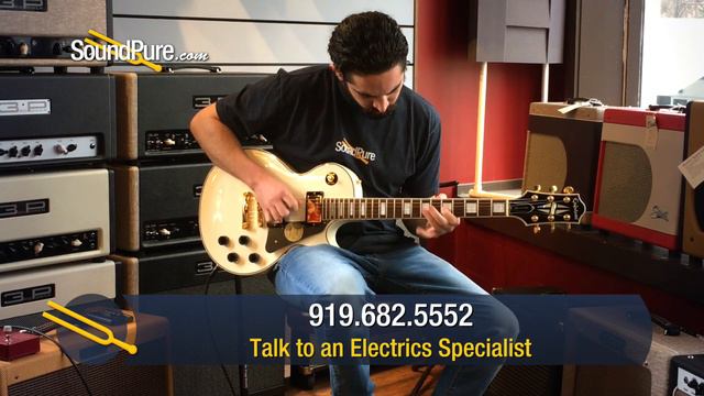 Epiphone Elitist Les Paul Custom White/Gold Electric - Quick 'n' Dirty смотреть онлайн