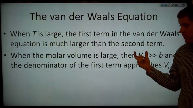 CH401 1.4 The van der Waals Equation смотреть онлайн