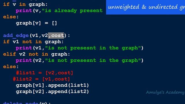 Python Program For Graph Deletion Operation | Delete Edge | Adjacency List | Data Structure смотреть онлайн