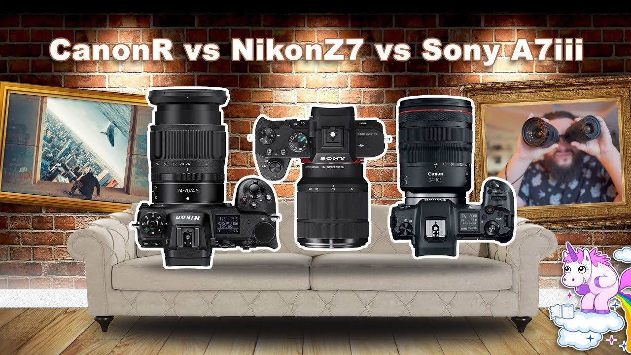 Сравниваем Canon EOS-R Vs Nikon Z7 Vs Sony A7iii