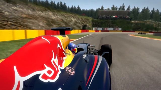F1 2013 Game Red Bull Racing - Belgian GP Full Race смотреть онлайн