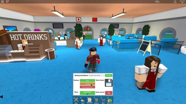Roblox Restaurant Tycoon - личная охрана ресторана Мульт игра для детей!! смотреть онлайн