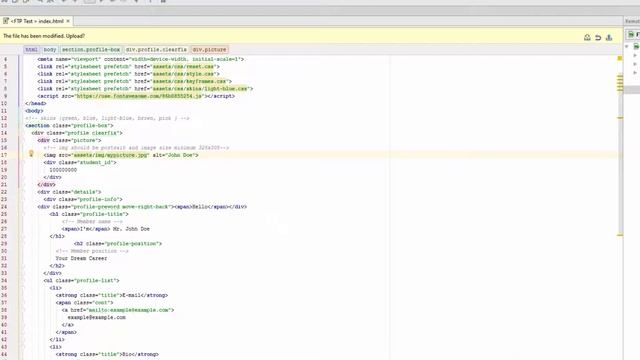 How to configure WebStorm to access your web server via FTP смотреть онлайн