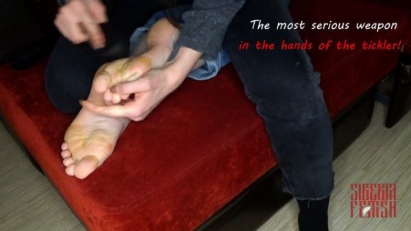 Tickle soles | Tickling PRESCHOOL TEACHER. Is her feet ticklish? ?Full video in description