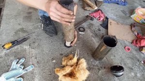 Глушитель на питбайк своими руками (  irbis ttr 150) muffler for pitbike