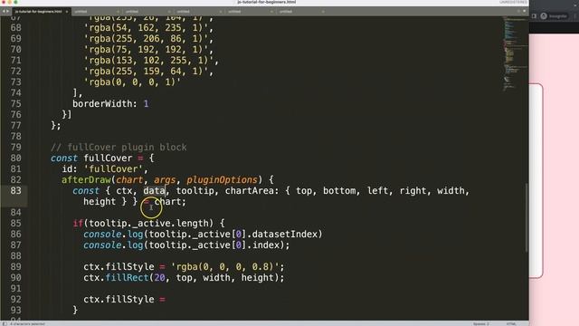 How to Make a Full Cover Tooltip in a Doughnut Chart in Chart JS смотреть онлайн