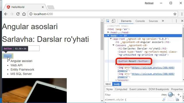 Angular asoslari. 3-Bo'lim. 13-Dars. "Class" va "Style" binding'lar haqida. смотреть онлайн