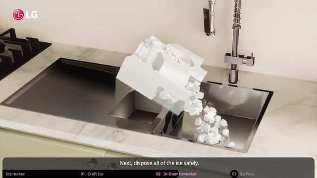 LG Refrigerator : How to Use the Ice maker | LG смотреть онлайн