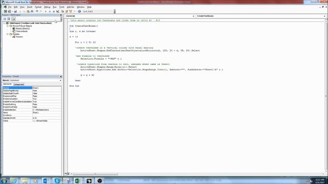 How to link a textbox to a cell Excel Macro смотреть онлайн