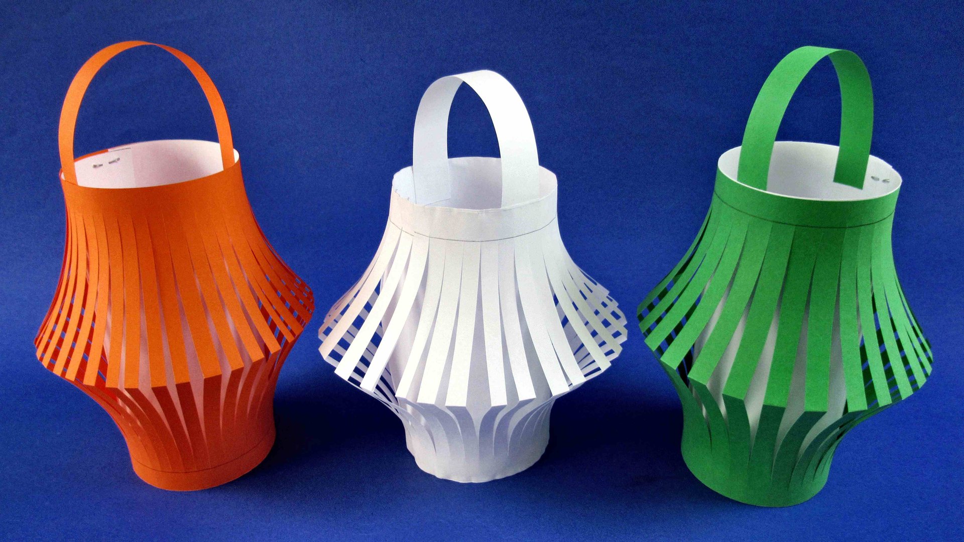 Как сделать фонарик из бумаги - новогодние поделки смотреть онлайн