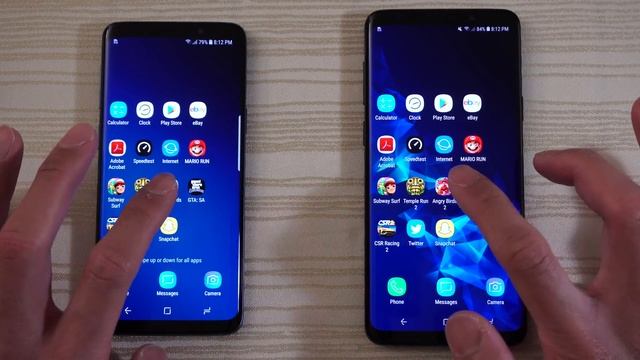 Samsung Galaxy S9 vs S9 Plus - Speed Test! 4gb vs 6gb RAM! смотреть онлайн