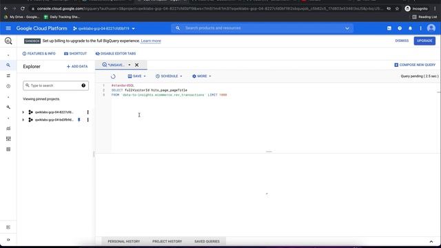 Qwiklabs - Troubleshooting Common SQL Errors with BigQuery [GSP408] | Google Cloud Free Credits смотреть онлайн
