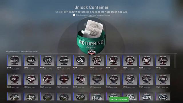 Opening 10x Berlin 2019 Returning Challengers Autograph Capsule смотреть онлайн