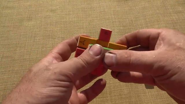 Сборка головоломка Крест и подетальная раскладка/ Решение Головоломки Крест Дюбуа смотреть онлайн