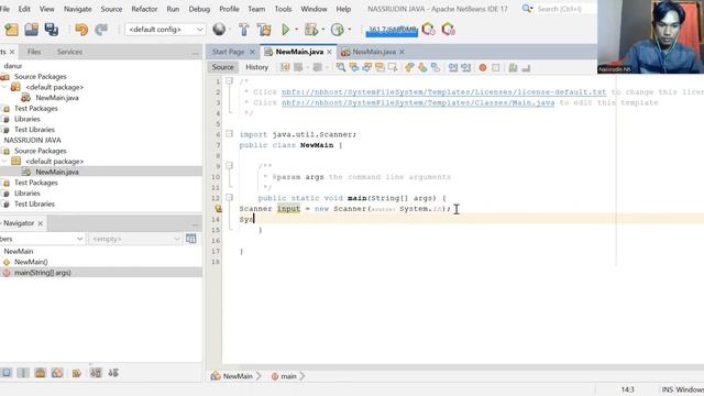 program java(Scanner) смотреть онлайн