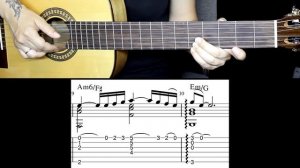 Дорогой длинною | На гитаре | Ноты Табы Разбор