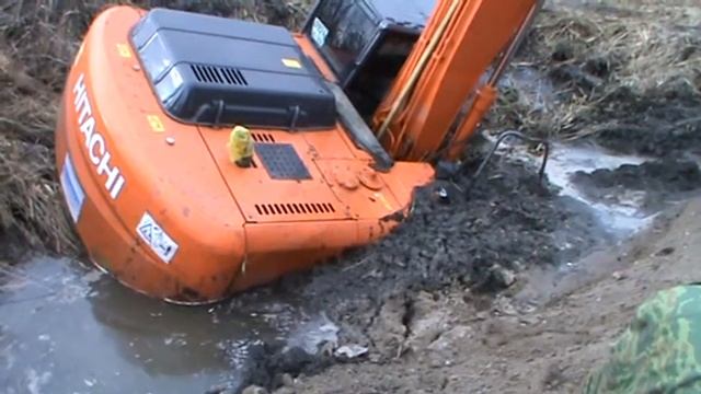 Достаем утанувший экскаватор 2 смотреть онлайн