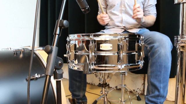 Yamaha Stage Custom Stainless Steel 14X5.5 Snare Drum смотреть онлайн