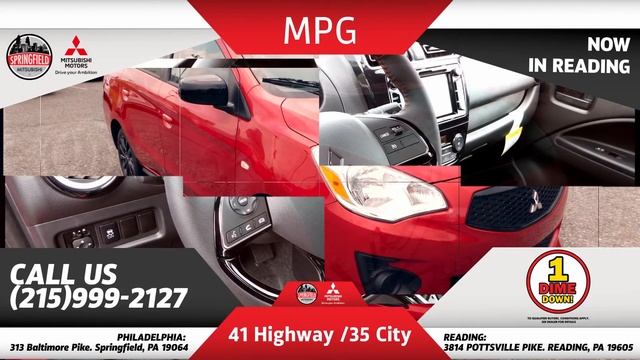 2020 Mitsubishi Mirage G4 LE Red смотреть онлайн