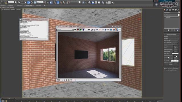 008 Урок Устанавливаем фон за окном. Делаем плинтус.Настраиваем vRay Sun смотреть онлайн