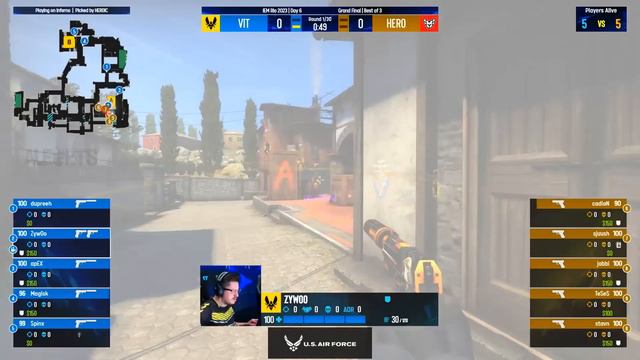 GRANDE FINAL! HEROIC Vs VITALITY - HIGHLIGHTS - IEM Rio 2023 | CSGO