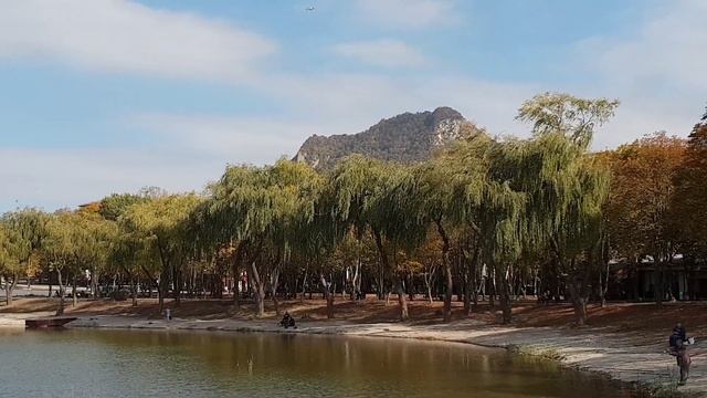 Город курорт Железноводск, городское озеро. смотреть онлайн