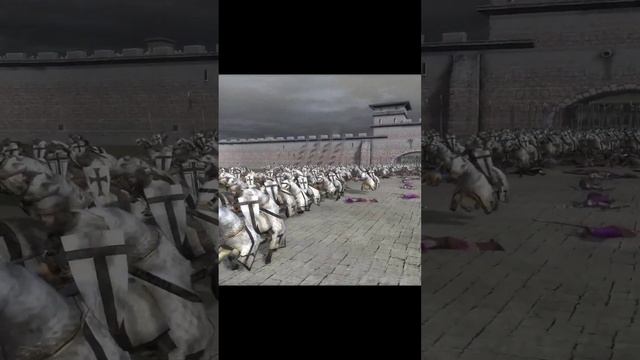 Teutonic Cavalry Leave The City: Medieval 2 Total War