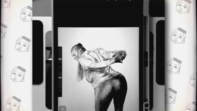 #3【Procreate】Figure drawing practice with 6B pencil✏️ on iPad Pro | 人體鉛筆素描 | Time-lapse@JudysArtCh.