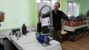 Перекачивание холодной мелассы насосом ОНП производства ООО «Пищевые насосы»