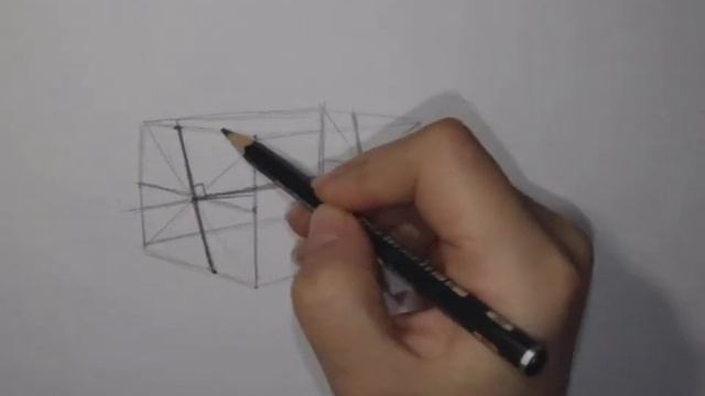 19. Уроки рисования. Построение горизонтального цилиндра. смотреть онлайн