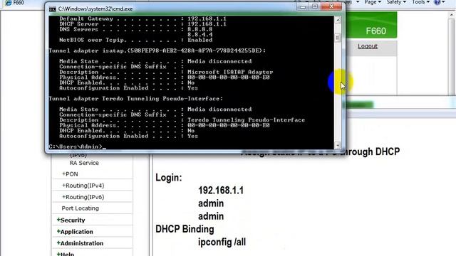 Assign Static IP to a PC through DHCP: ZTE F660 | NETVN смотреть онлайн
