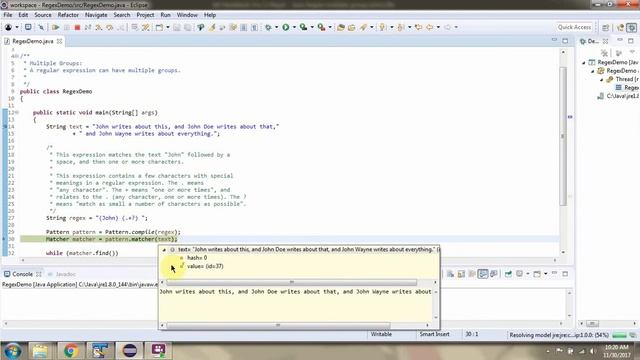 How to define multiple groups in a regular expression? | Java Regex | Regex in java смотреть онлайн