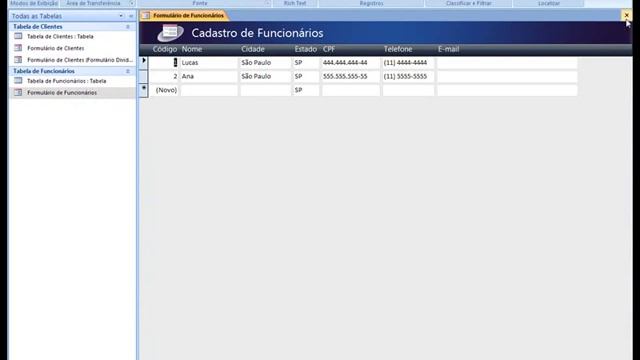 Microsoft Access - Aula 05 | Como criar formulários no Access | Prática смотреть онлайн