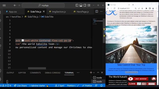 15. Simple Landing Page with React Hooks for beginners - Grid Landing Page смотреть онлайн
