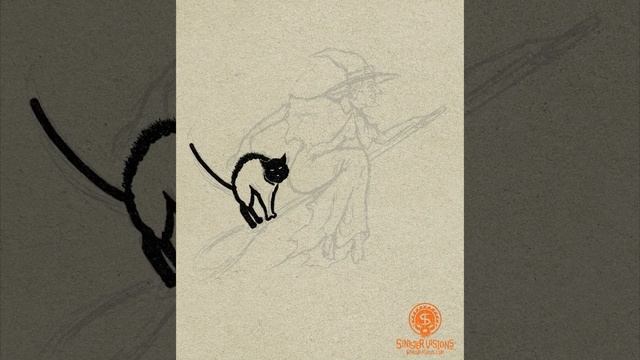 Fantasmical Fridays Draw This In Your Style: Witch’s Flight смотреть онлайн