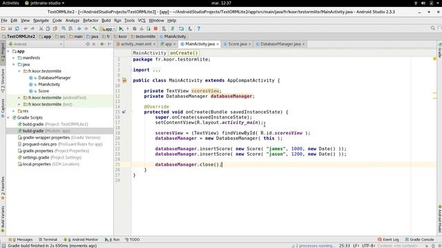 TUTO Android : Accès à une base de données via ORMlite. смотреть онлайн