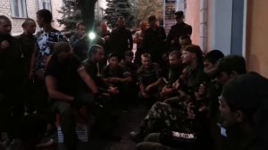 Морпехи 61 ОБрМП РФ на тер вч 3035 Луганск 2014