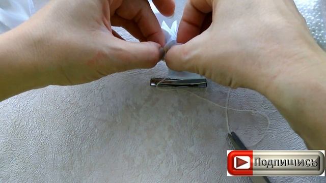 Школьные бантики из атласной ленты 4 см с зефирками. смотреть онлайн