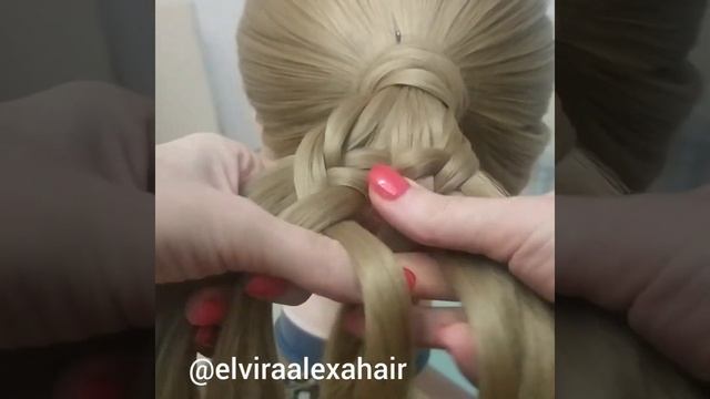 Рыбий хвост из четырех прядей смотреть онлайн