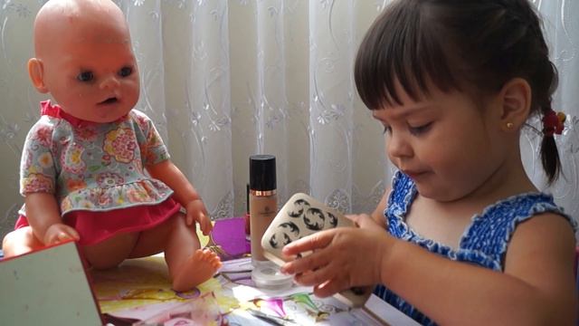 БЕБИ БОН ДЕЛАЕМ МАКИЯЖ КУКЛЕ БЕБИ БОН MAKE UP FOR BABY BORN смотреть онлайн
